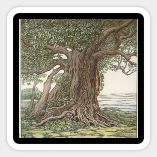 Yew tree Sticker